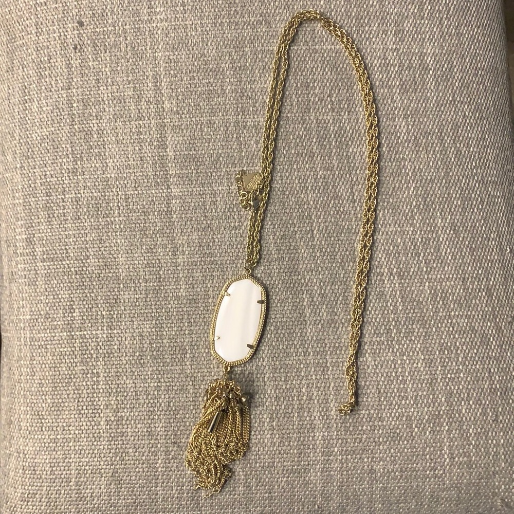 White Kendra Scott Necklace